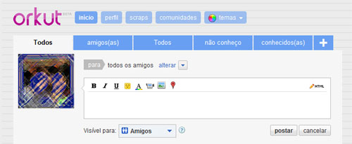 Como enviar scraps para todos amigos do Orkut de uma só vez Como enviar scraps para todos amigos do Orkut de uma só vez