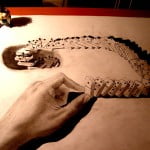 Desenhos 3D a lápis