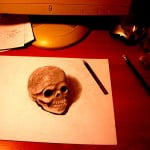 Desenhos 3D a lápis