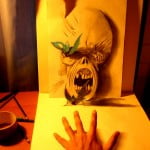 Desenhos 3D a lápis
