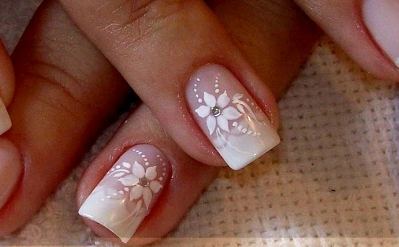 Unhas decoradas para casamento