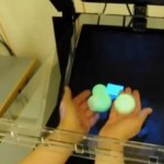 Manipulação de objetos holográficos com as mãos