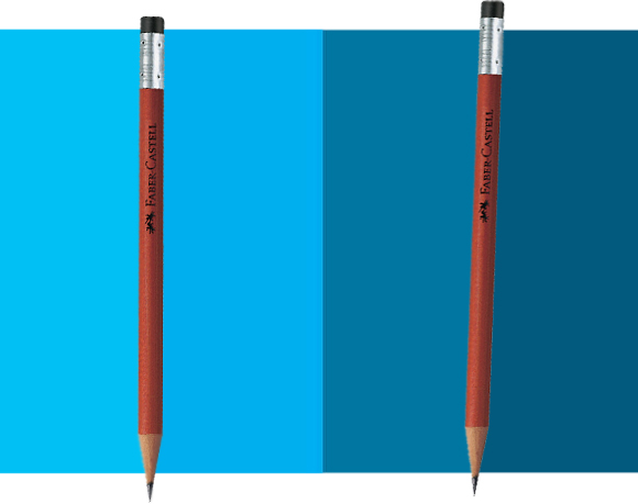 Quantas tons de azul você está vendo?