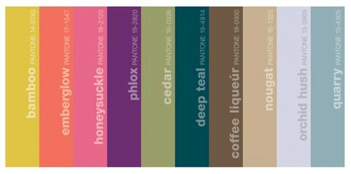 Cores para 2012 Cores para 2012