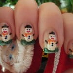 Unhas decoradas para as festas de fim de ano