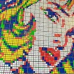 Arte com cubo mágico