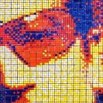 Arte com cubo mágico