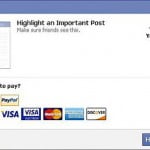 Facebook lança ferramenta que promove post pessoal através de pagamento