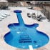 A piscina guitarra Les Paul