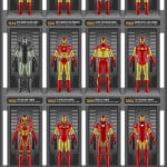 A evolução das armaduras do Homem de Ferro