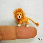 Incríveis animais em miniatura feitos de crochê