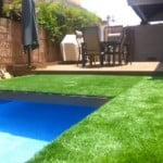 Que tal um gramado sobre uma piscina?