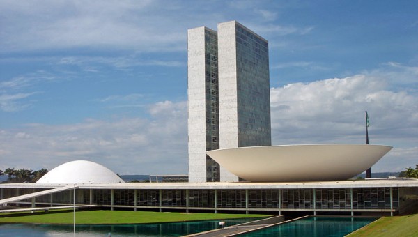 O Congresso Nacional, sede do Parlamento brasileiro.