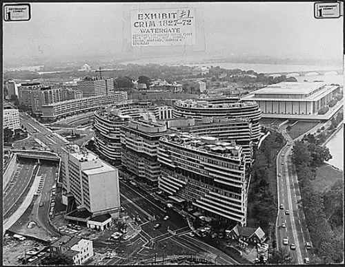 Legenda: O Complexo Watergate, em Washington.