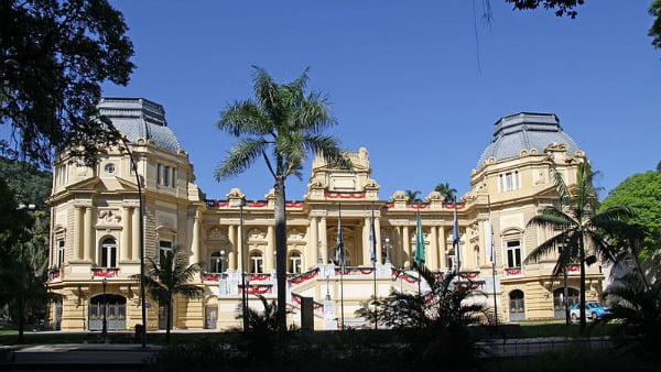 O Palácio Guanabara, sede do governo do Estado do Rio de Janeiro.