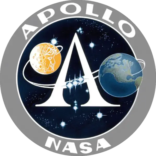 A insígnia do Projeto Apolo.