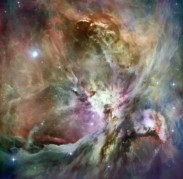 O Braço de Órion, um dos trechos da Via Láctea.