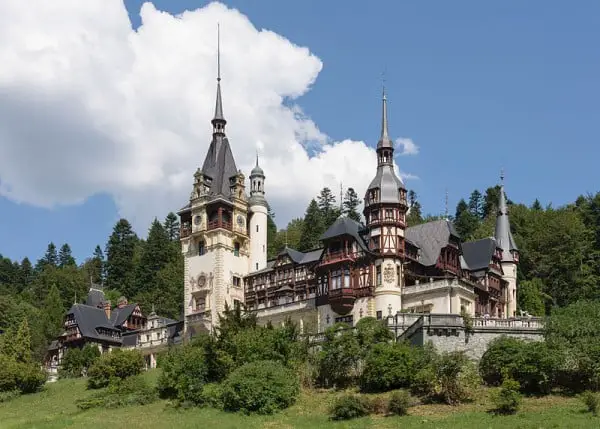 O Castelo de Peles em Sinaia, na Romênia.