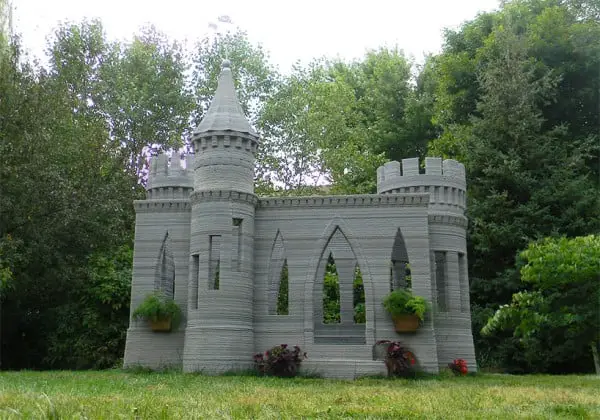 castelo impresso em 3D