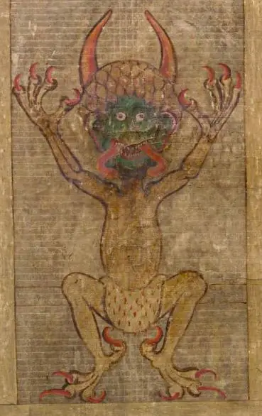  Imagem de Lúcifer, pretensamente o verdadeiro autor do manuscrito.