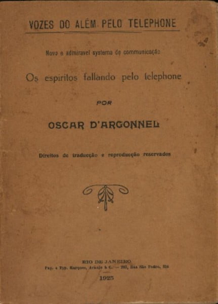  Capa da primeira edição do livro de D’Argonnel.