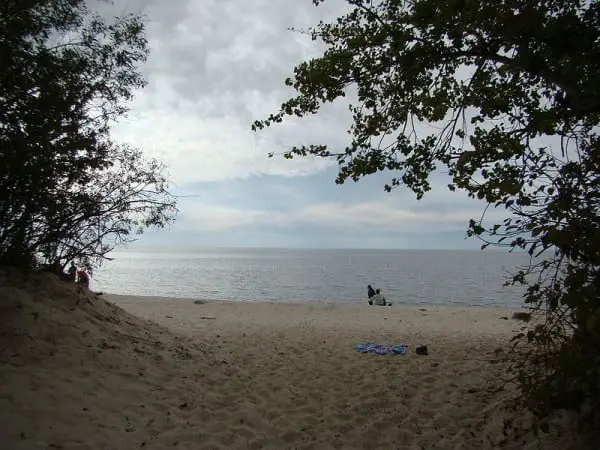 Praia Vitória, no lago Winnipeg.