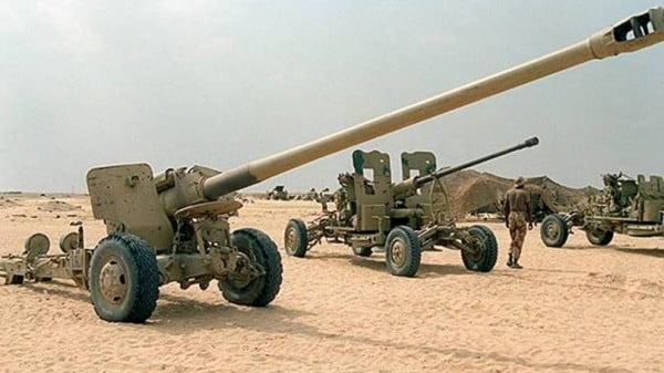 O canhão 59-1, utilizado em conflitos em todo o mundo.