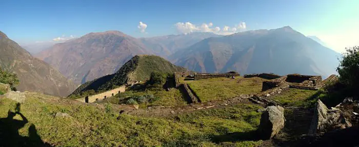 A cidade inca de Choquequirao é maior do que Machu Picchu.
